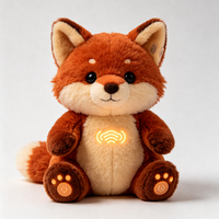 Peluche interactive personnalisée en forme de raton laveur, compagnon émotionnel IA, jouet en peluche intelligent avec fonction de chat vocal et d'enregistrement, fabrication OEM