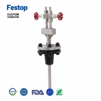 Flowmeter Annubar Terintegrasi Kaliber Besar, Flowmeter Tabung Pitot Pengukur Tekanan Diferensial, Flowmeter Verabar