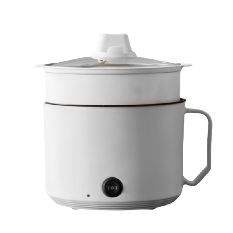 White-PP Steamer(Non-stick/Stainless steel  inner pot)