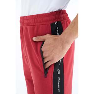 Shorts double face Air Jones pour homme, coupe standard, en mélange coton-polyester rouge, pour un usage décontracté en été, modèle 81244 - Product Image 2
