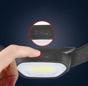 Lampe frontale étanche à 3 modes <span class=keywords><strong>Bandeau</strong></span> réglable pour camping en plein air Course à pied Cyclisme Pêche Lampe de poche - Product Image 5