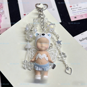 Porte-clés Animaux Série 1 à bas prix, design original, accessoires mignons pour téléphone et sac, lot de 12 pièces, vente chaude - Product Image 1