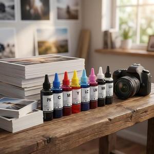 Inchiostro Pigmentato Premium 9 Colori 100ml <span class=keywords><strong>per</strong></span> <span class=keywords><strong>Stampanti</strong></span> Epson SureColor P600 P800 P807 Stylus Pro3800 3880 3885 3890 R3000 - Ricarica Inchiostro - Product Image 3