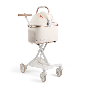Carrito de Paseo Plegable para Mascotas Pequeñas, Perros y Gatos, Carrito de Viaje Portátil para Animales Pequeños - Product Image 1