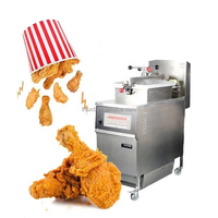 Friteuse à pression de gaz contrôlée par ordinateur à écran tactile pratique Friteuse KFC à pression de poulet