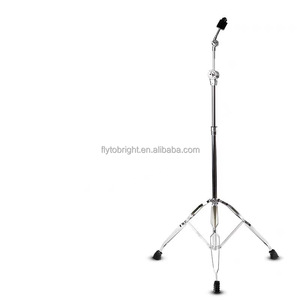 Support de cymbale en alliage d'aluminium à double jambe renforcée, hauteur et angle réglables, design droit, pour batterie - Offre Spéciale - Product Image 4