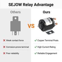 Relay Solenoid Starter SEJOW ATV Quad Pit Bike 50-110cc Terminal Tembaga Arus Tinggi Handal Pengganti OEM Kabel Harness
