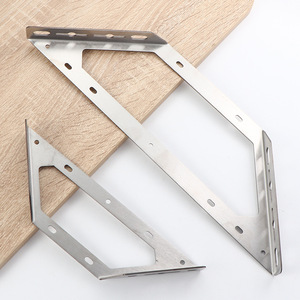Support d'angle multifonctionnel en acier inoxydable Source Hardware, connecteur d'étagère à angle droit de 90 degrés, support de fixation - Product Image 3