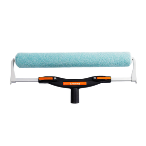 Ensemble <span class=keywords><strong>de</strong></span> cadre <span class=keywords><strong>de</strong></span> <span class=keywords><strong>rouleau</strong></span> à peinture Sanfine 12''-18'' réglable avec manchons en microfibre, grand <span class=keywords><strong>rouleau</strong></span> à peinture pour murs, plafonds et sols - Product Image 1