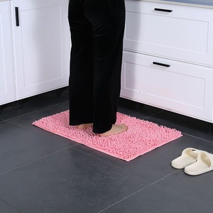 <span class=keywords><strong>FIGOO</strong></span> - Tapis de salle de bain extérieur moderne en chenille, antidérapant, absorbant l'eau, pour escaliers, toilettes, baignoire et douche - Product Image 4