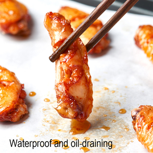 Aiudo nhà sinh thái thân thiện không dính chịu nhiệt không thấm mỡ precut Sheets cao cấp Silicone tráng lò nướng an toàn Giấy nướng - Product Image 4