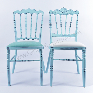 Chaise de Mariage Napoléon à Cadre Bleu Style Antique – Mobilier Hôtelier Durable pour Location de Fêtes et Salles d'Événements – Prix Économique - Product Image 6