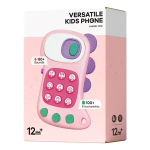 Vilt Baby Mobiel Speelgoed Voor Kinderen Mobiele Telefoon Speelgoed Zintuiglijk Leren Speelgoed Multi Geluidseffecten Fabriek Direct Leveren