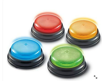 Bouton de jeu Pro Party personnalisable avec alarme lumineuse sonore Usine Nouveauté Réponse Buzzer Cadeau de compétition de Noël