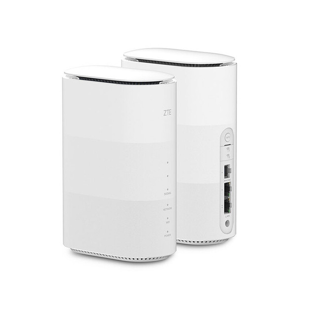 ZTE MC801A Pro Router 5G NSA SA Dual Mode Indoor CPE Unlocked High-Speed WiFi 6 for Home Wide Coverage Support 64 Users