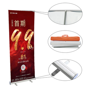 Grande ordine prezzo basso roll up standee rotolo di banner stand prezzo