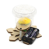 Kit de fabrication de modèles de neige électrostatique en plastique pour enfants, jouet interactif d'expérimentation scientifique et physique STEM pour l'école