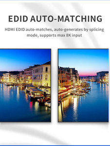 Chuyên nghiệp 4K 2x4 DVI <span class=keywords><strong>TV</strong></span> Video tường điều khiển đa Video màn hình Bộ xử lý Video Splitter chuyển đổi - Product Image 5