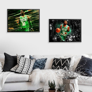 Affiches murales de stars du basket-ball : affiches des Cavaliers et des <span class=keywords><strong>Mavericks</strong></span> pour salon, chambre à coucher et dortoirs - Product Image 5