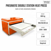 Presse à chaud pneumatique automatique robuste grand format pour la personnalisation de vêtements et l'impression par sublimation