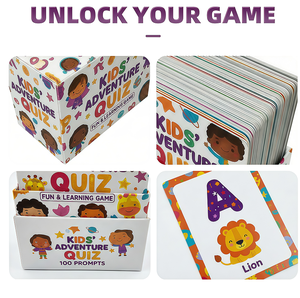 Cartes flash éducatives pour l'apprentissage préscolaire, personnalisées pour l'impression offset, papier certifié FSC, respectueuses de l'environnement, pour la famille - Product Image 3