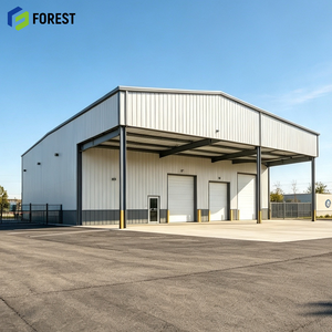 Entrepôt de stockage commercial modulaire en acier sur mesure, à haute hauteur, pour terminal logistique industriel lourd - Product Image 1