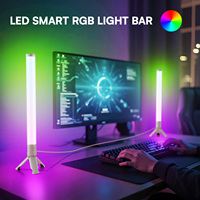Daybetter Modern Style LED Light Bedroom Table de jeu Smart Lighting Bars Music Rhythm Pickup USB White for Bedroom Rhythm Room