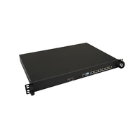 Hardware de firewall barato 6 puertos 2130M 1U Firewall PC OPNsense/Pfsense con 2 * PSU Core I3 I5 I7 Mikrotik Router PC
