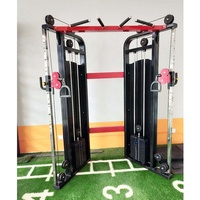 2024 équipement de Fitness de gymnastique système de poulie à câbles multiples Squat Power Cage Rack entraîneur fonctionnel Smith avec pile de poids