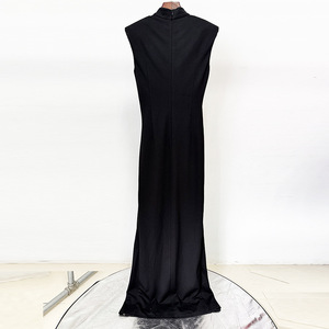 Nuovi Arrivi: Abiti da Sera Invernali di Alta Qualità con Spacco, <span class=keywords><strong>Senza</strong></span> <span class=keywords><strong>Maniche</strong></span>, Aderenti, Linea ad A, Lunghezza Pavimento, Stile Elegante per Feste - Product Image 5