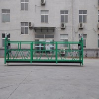 Plateforme de travail murale avec système de treuil suspendu pour la peinture de bâtiments