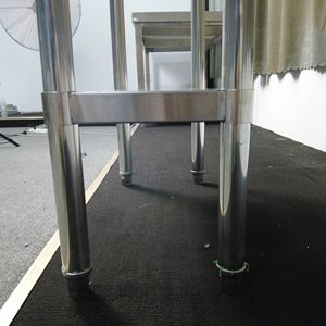 Table de bar alimentaire en acier inoxydable 304 de Victory Kitchen pour les hôpitaux, la restauration, les usines, les hôtels et les restaurants, fabrication chinoise - Product Image 6