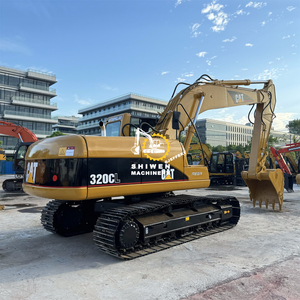 Excavatrices d'occasion en bon état CAT320C à vendre, matériel de terrassement d'occasion, excavatrices CAT 320C 320D 320B 320GC en stock - Product Image 3