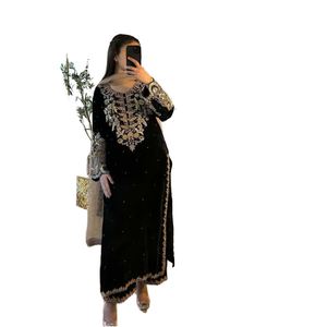 Hermosa ropa de fiesta Top-Bottom y Fancy Dupatta Set XL Tamaño - Product Image 1