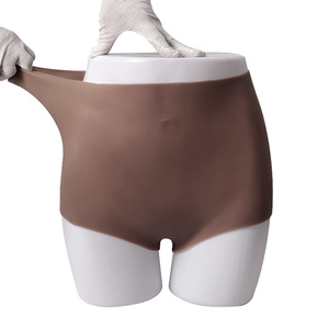 Phi tam giác hình dạng đồ lót Silicone mông và hông tự nhiên nhân tạo Shaper độn quần lót silicon mông miếng lót đồ lót - Product Image 5