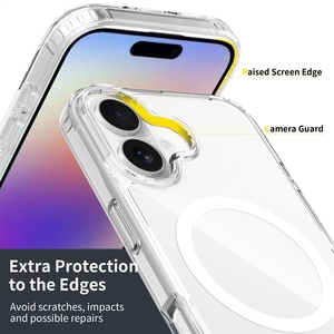 Funda Magnética Transparente para <span class=keywords><strong>iPhone</strong></span> 18 Pro Max 17 Pro Max, Antigolpes, Anticaídas, Compatible con Carga Inalámbrica - Product Image 4