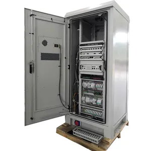 IP55 19 pouces rack électrique batterie de télécommunication extérieure d'abri de distribution d'énergie d'approvisionnement armoire