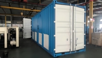 Compresseur d'air à vis conteneurisé 185 CFM, certifié CE ISO9001, isolé thermiquement pour climat froid, anti-poussière, diesel, pour forage de roche et exploitation minière
