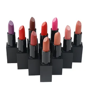 Matte 21 Colors Vegan Matte Creamy Magnet Lipstick Private Label Wholesale High Pigment Custom Logo Makeup Lipstick