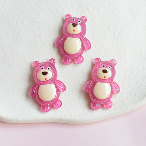 Mini abalorios de resina con reverso plano cabujón de dibujos animados adornos artesanales crema pegamento decoraciones DIY accesorios para fundas telefónicas - Product Image 5