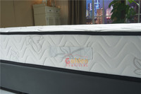 Matelas de lit compressé hypoallergénique King Size en tissu, latex et mousse à mémoire de forme, matelas à ressorts ensachés enroulable pour hôtel, livré en boîte