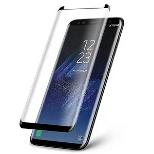 Toptan s9 kılıf ekran koruyucu-S9 ekran koruyucu 3D tam kapsama vaka dostu temperli cam ekran koruyucu için Samsung galaxy S9 / S9 artı