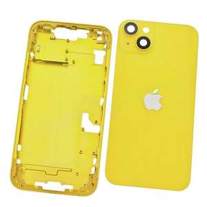 Chasis de carcasa intermedia con cubierta trasera para iPhone 14 Plus, amarillo - Product Image 1