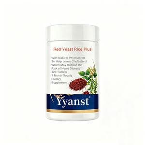 Arroz de levadura roja de alta calidad con fitosteroles en tabletas que apoya la salud cardiovascular y un colesterol saludable, con antioxidantes. - Product Image 1