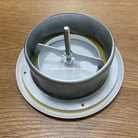 Soupape ronde de disque en métal de couleur blanche d'aération d'alimentation de conduit de plafond de CVC