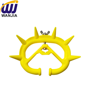 WANJIA 耐久性のある吸い込み防止子牛用離乳器 カラーノーズソーン離乳器 家畜搾乳停止装置 牛用 - Product Image 1