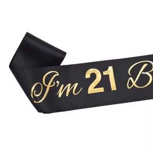 Im 21 BabyBlack Sash, Fascia per il 21° Compleanno, <span class=keywords><strong>Finalmente</strong></span> Legale, Accessori per Feste di Compleanno, Decorazioni 738 - Product Image 6