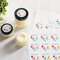 Autocollant d'étiquettes d'impression personnalisées en usine pour produits cosmétiques