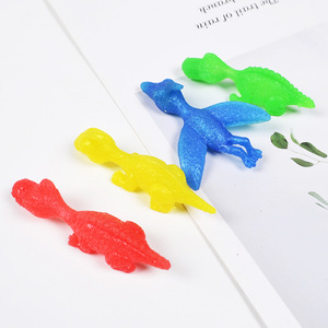 ของเล่นบีบไดโนเสาร์รูปทรงไดโนเสาร์ ทำจากพลาสติก TPR แบบยิงด้วยนิ้วมือ - Product Image 3