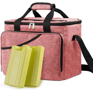 Водонепроницаемый экологически чистый рекламный силиконовый полиэфирный ланч-охладитель, сумка для школьников